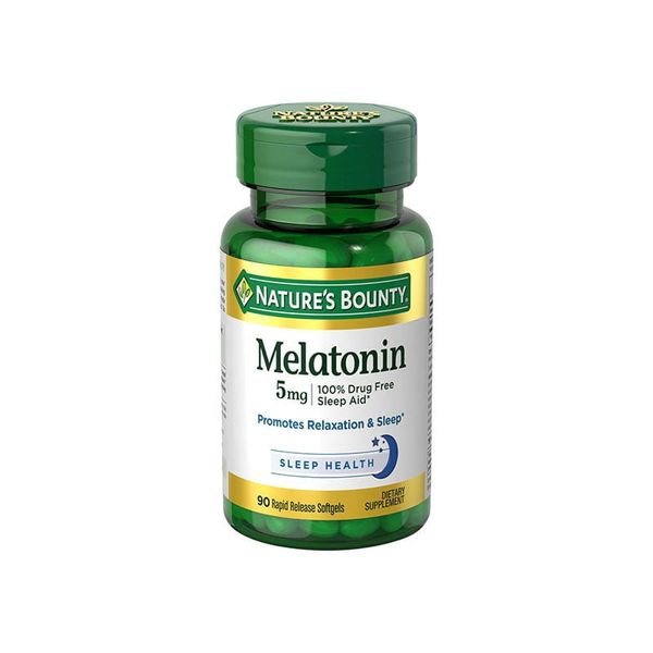 Nature’s Bounty Melatonin 5mg Sleep Aid Softgels