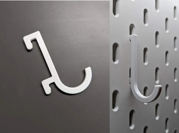InDecorBD Dual-Hook PegBoard Accessory