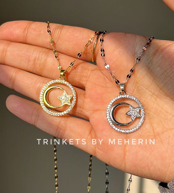 Star moon pendant (GOLDEN)