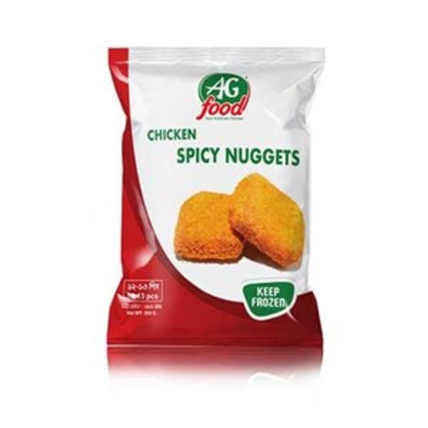 AG Food Chicken Nuggets Spicy Frozen Food-250g