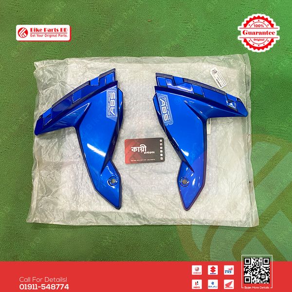 Mudguard (Blue Color) for TVS RTR 4V 160cc bike.
