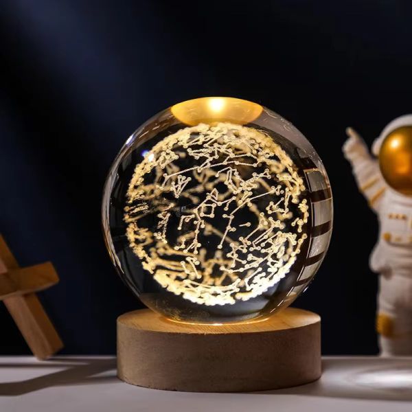 Stars Pattern (Constellation) 3D Crystal Ball Night Light