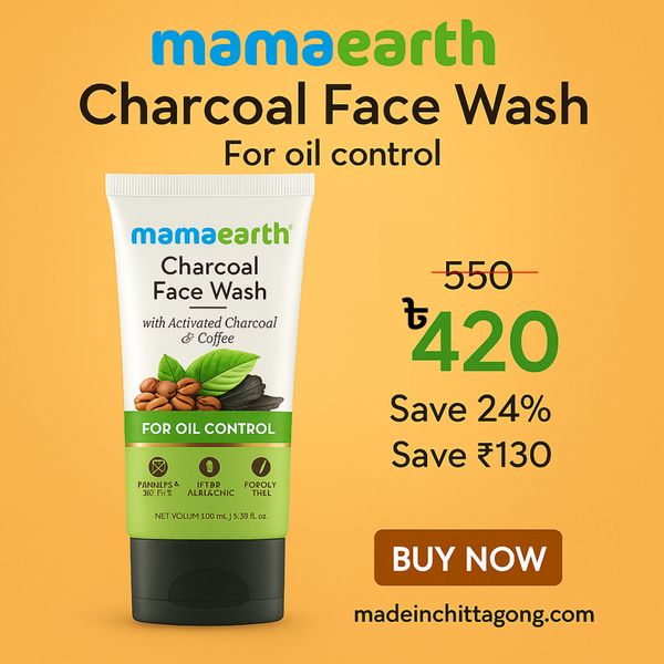 Mamaearth Charcoal Face Wash - Oil Control BD | 399৳Only - 70657