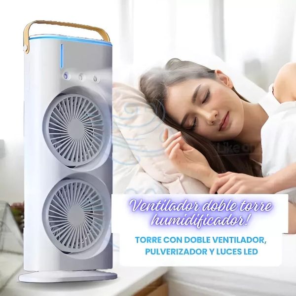 এক ফ্যানে ঠান্ডা বাতাস + পানি স্প্রে + LED – ফ্রি ডেলিভারিতে পাচ্ছেন এখনই! ❄️💦✨
