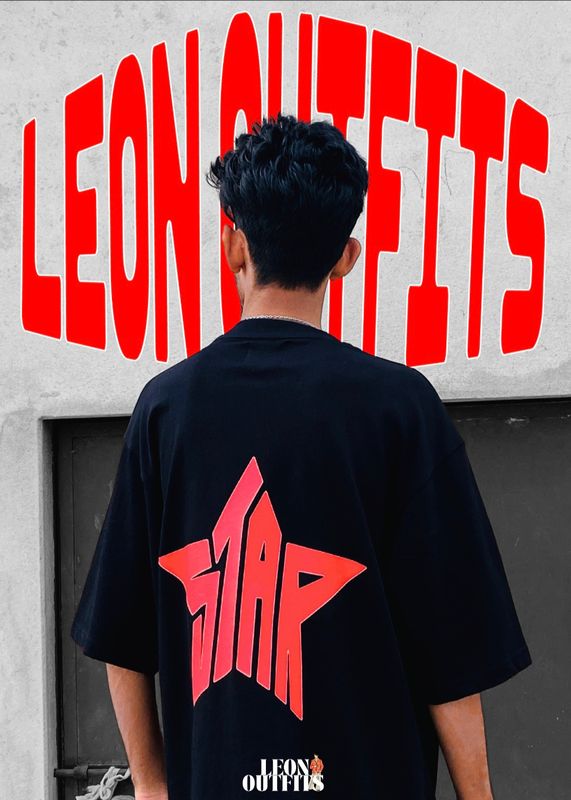 [ PREMIUM EDITON ] Men’s Oversized Heavyweight Drop Shoulder T-Shirt in Black.