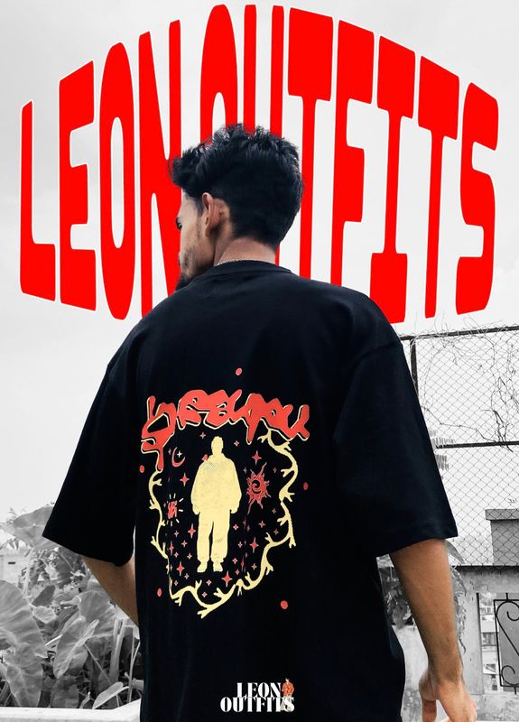 [ PREMIUM EDITON ] Men’s Oversized Heavyweight Drop Shoulder T-Shirt in Black.