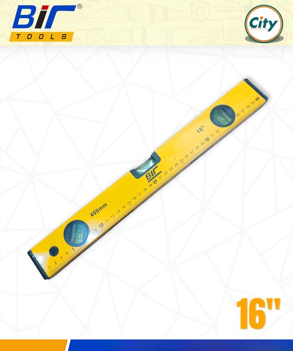 ১৬ ইঞ্চি ওয়াটার লেভেল পরিমাপ করা ওয়াটার লেভেলার রুলার উচ্চ নির্ভুলতার স্প্রিট বাবল স্তর ও চৌম্বকীয় প্লেট সহ