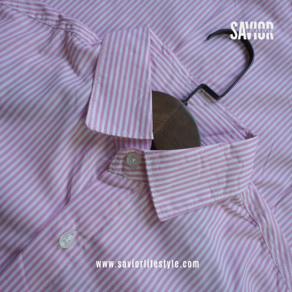 Pink Stripe - Old Money Full Sleeve Shirt