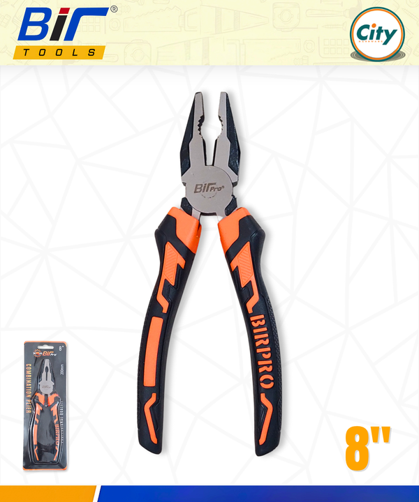 ৮ ইঞ্চি কম্বিনেশন প্লায়ারস প্রো কুয়ালিটি কালো নিকেল ক্রোমিয়াম স্টিলের পেশাদার মানের হেভি প্লাস