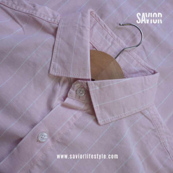 Baby Pink - Old Money Full Sleeve Shirt