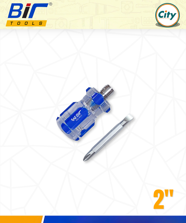 ২ ইঞ্চি টু ইন ওয়ান স্ক্রু ড্রাইভার এক পাশে মাইনাস এবং এক পাশে স্টার স্ক্রু ড্রাইভার ম্যাগনেটিক টিপ সহ