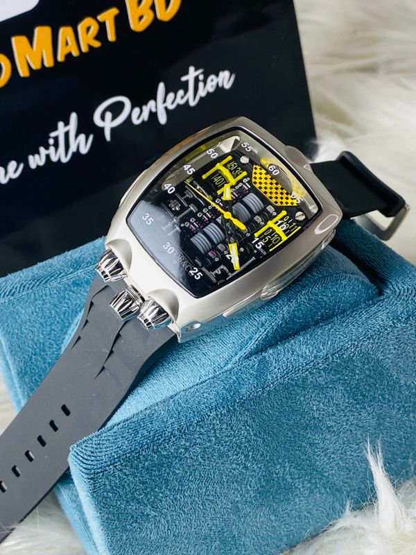 Bugatti Engine Watch  | AA |  Silver