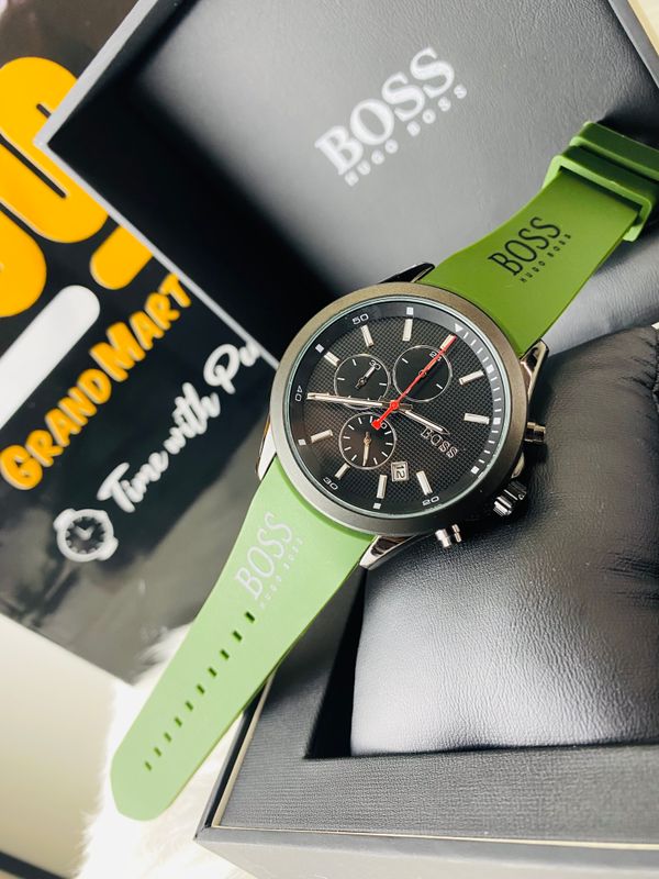 BOSS GREEN FIBER BELT | Active Chronograph