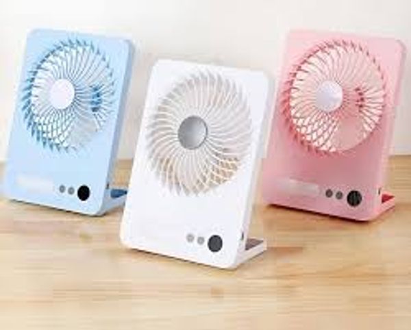 USB Desktop Folding Fan, Outdoor Handheld Fan, Summer Silent Small Multifunctional Fan