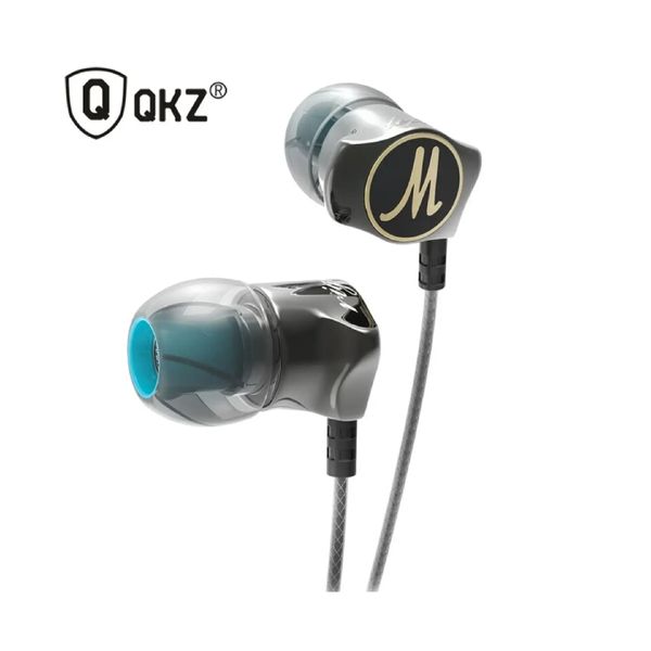 Qkz DM7 Zinc Alloy In-Ear Hifi Earphone - Provides Stereo Sound for an Immersive Audio Experience