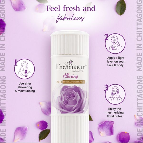 Enchanteur Alluring Perfumed Talc 125g