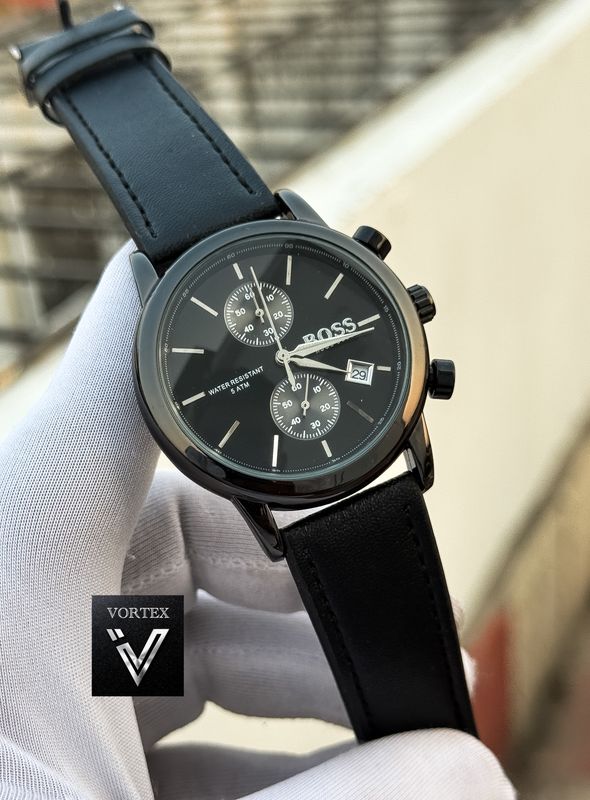 BOSS TWO CHRONO FULL BLACK