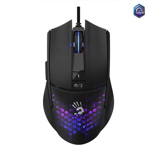 A4tech Bloody L65 Max Honeycomb Lightweight RGB Wired Gaming Mouse