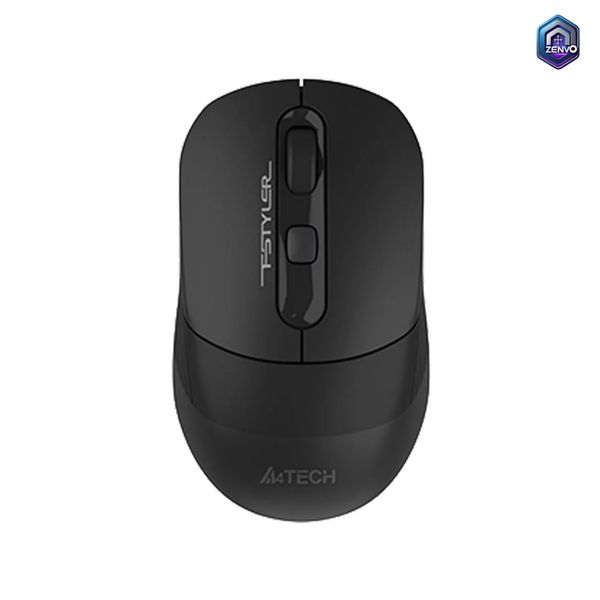 A4TECH FSTYLER FB10CS Silent Multimode Rechargeable Wireless Mouse – Black Color