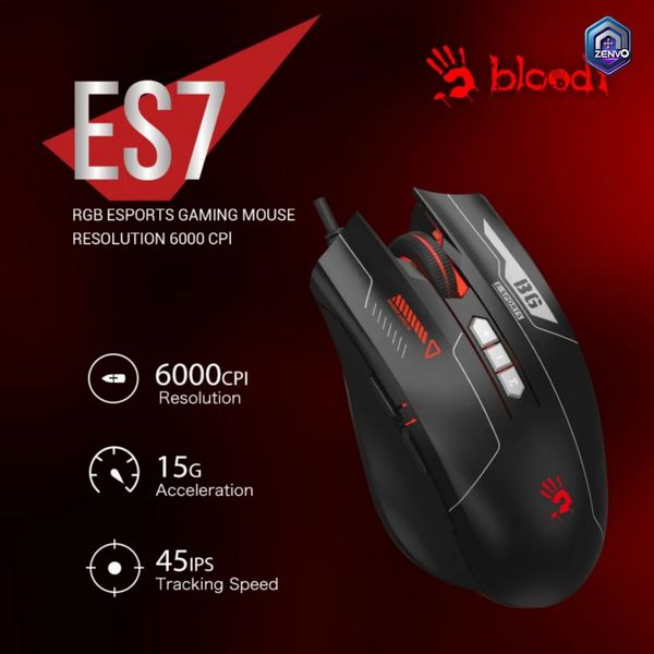 A4TECH Bloody ES7 RGB Gaming Mouse