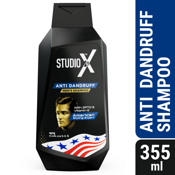 Studio X Anti Dandruff Shampoo for Men 355ml (MRP: 480tk)