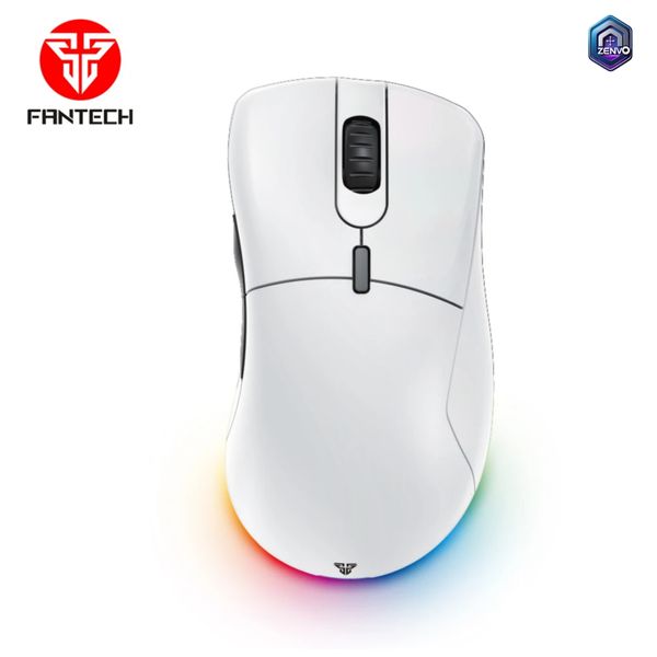 Fantech Helios Go XD5 USB Type-C Wireless RGB Gaming Mouse Space Edition – White Color