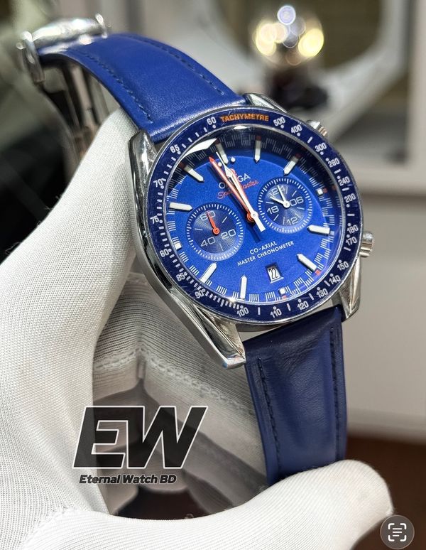 OMEGA SPEED MASTER FULL BLUE / BELT