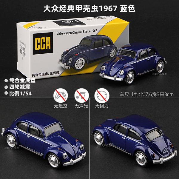 CCA 1:64 Volkswagen Classical Beetle 1967 - 2 Diecast Car