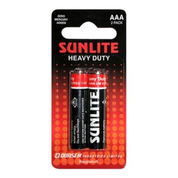 Sunlite Heavy Duty AAA Battery 2 pack