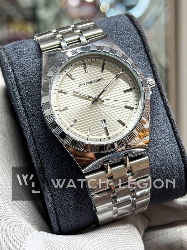 UNIVERSE POINT CLASSIC WHITE DIAL MENS WATCH | UP1988-2609