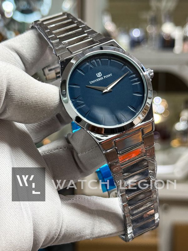 UNIVERSE POINT MINIMALISTIC ROMAN NUMERIC BLUE DIAL MENS WATCH | UP1988-2528