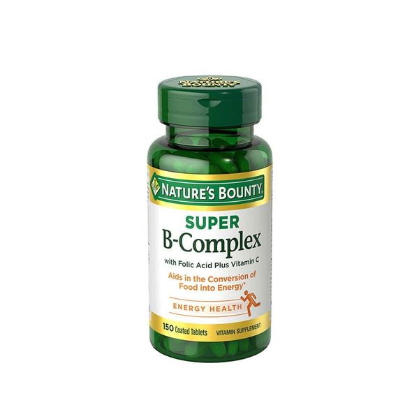 Nature’s Bounty Super B-Complex with Folic Acid Plus Vitamin-C