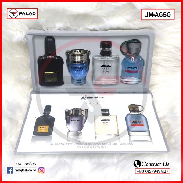 Perfume Set For Men (25ml X 4pcs)= Total 100ml Code-0286