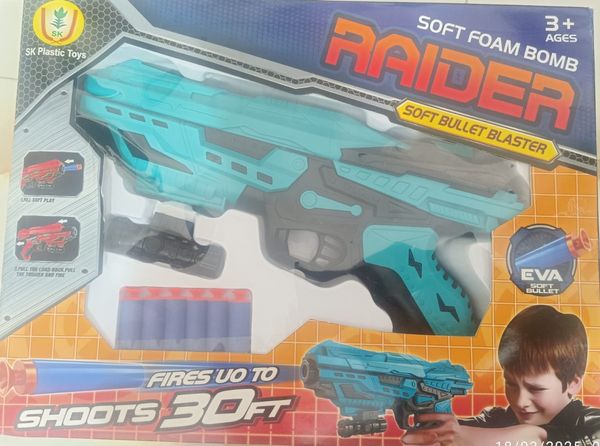 Soft Bullet Toy Gun for Kids – Safe Foam Bullets Blaster Toy