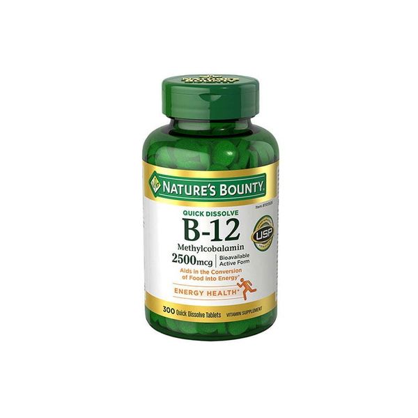 Nature’s Bounty Vitamin B-12 2500mcg