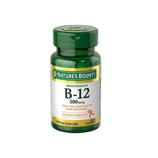 Nature’s Bounty Vitamin B-12 500mcg