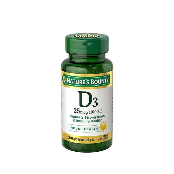 Nature’s Bounty Vitamin D3 25mcg 1000 IU