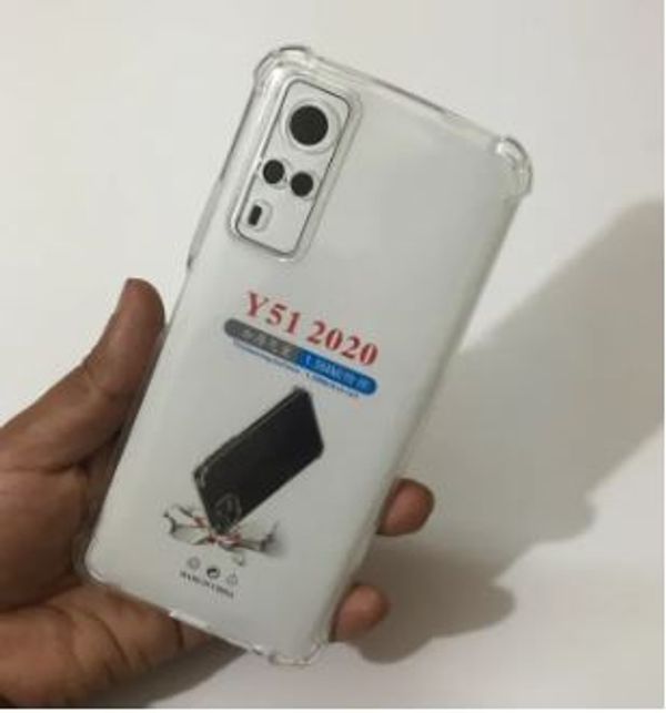 Vivo Y51 (2020)Transparent/Clear Soft silicone Phone Cover