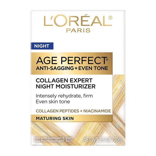 L’Oreal Paris Age Perfect Anti-Sagging + Even Skin Tone Night Moisturizer – 70gm