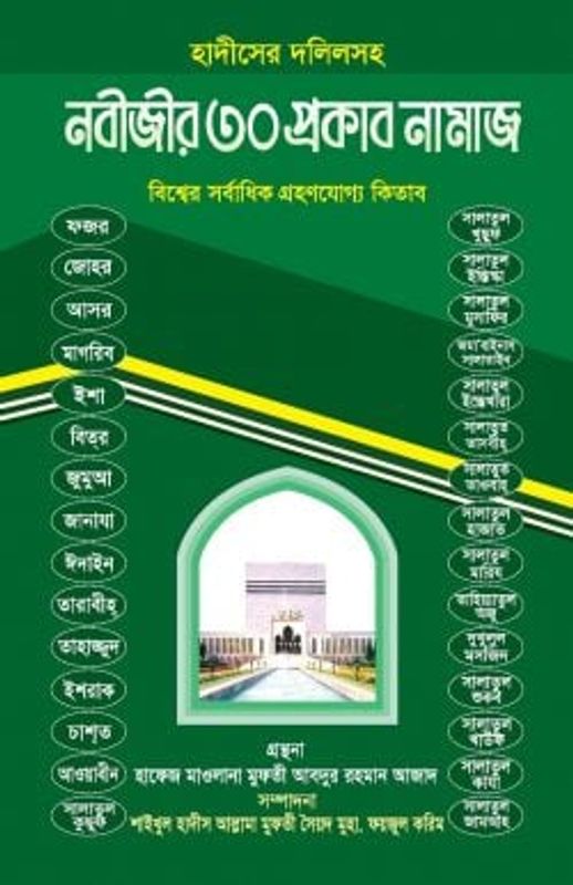 নবীজীর ৩০ প্রকার নামাজ