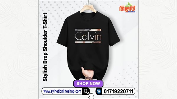 Calvin Stylish Drop Shoulder T-Shirt (Code: 2218400)