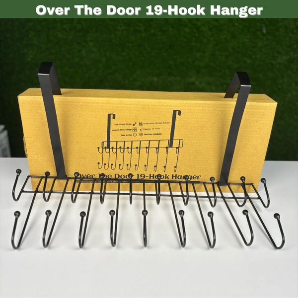 Over The Door 19 Hook Hanger