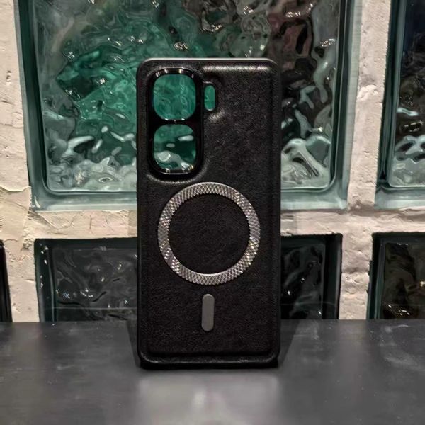 iQOO Neo10 Premium Leather Cover with Metal Camara bump