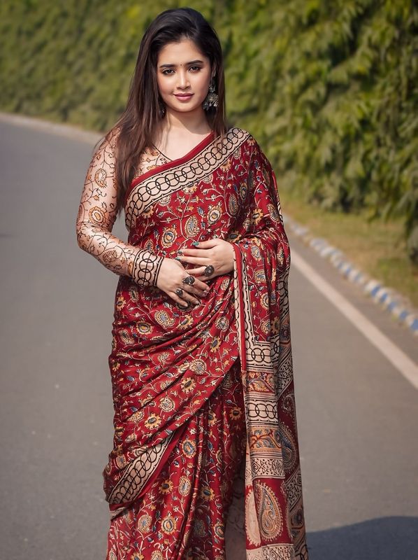 Soft Silk Saree with Blouse Piece