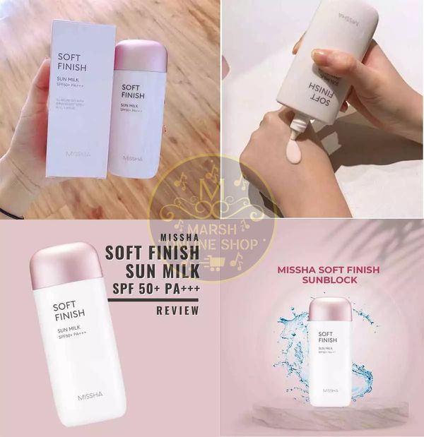 👉🔰Missha Soft Finish Sun Milk SPF50+ Pa+++ (70 ml) - Image 7