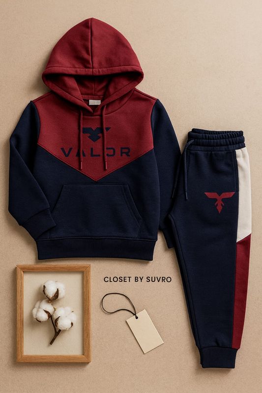 Kids Hoddie Set V Contrast - Image 4