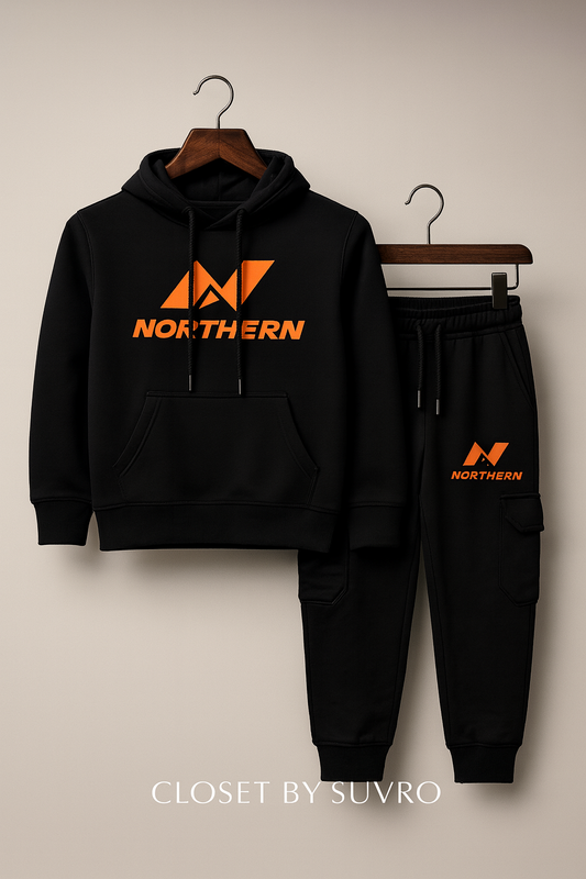 Kids Hoddie Set ( Norther Black) - Image 4