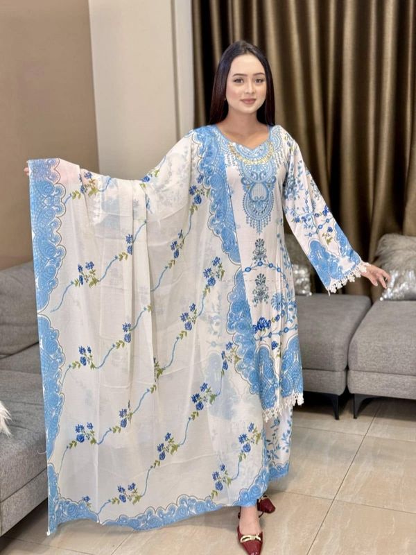 Colorfull Pakistani inspired 3pcs