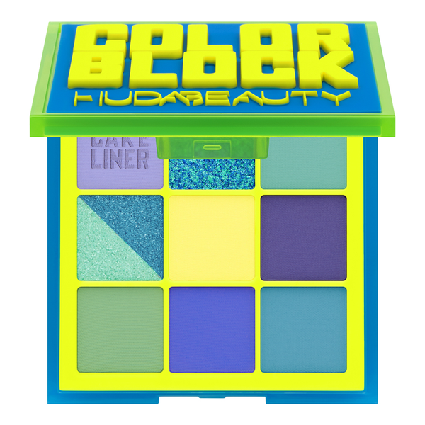 HUDA Beauty – Blue & Green Color Block Obsessions
