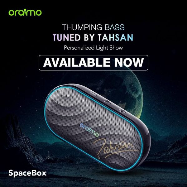 Oraimo SpaceBox FM with Customizable Lights and EQ Speaker (OBS-382)